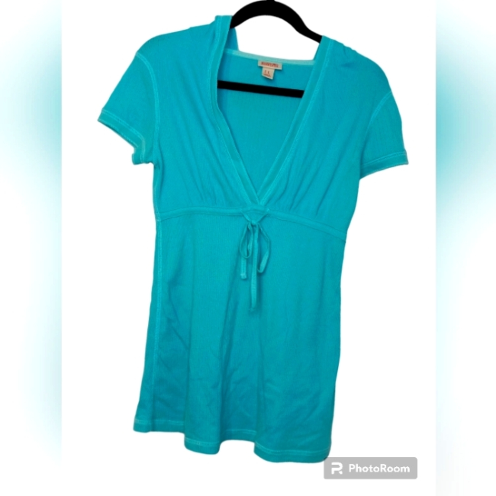 Mossimo Supply Co. Women Hooded Shirt Size Large